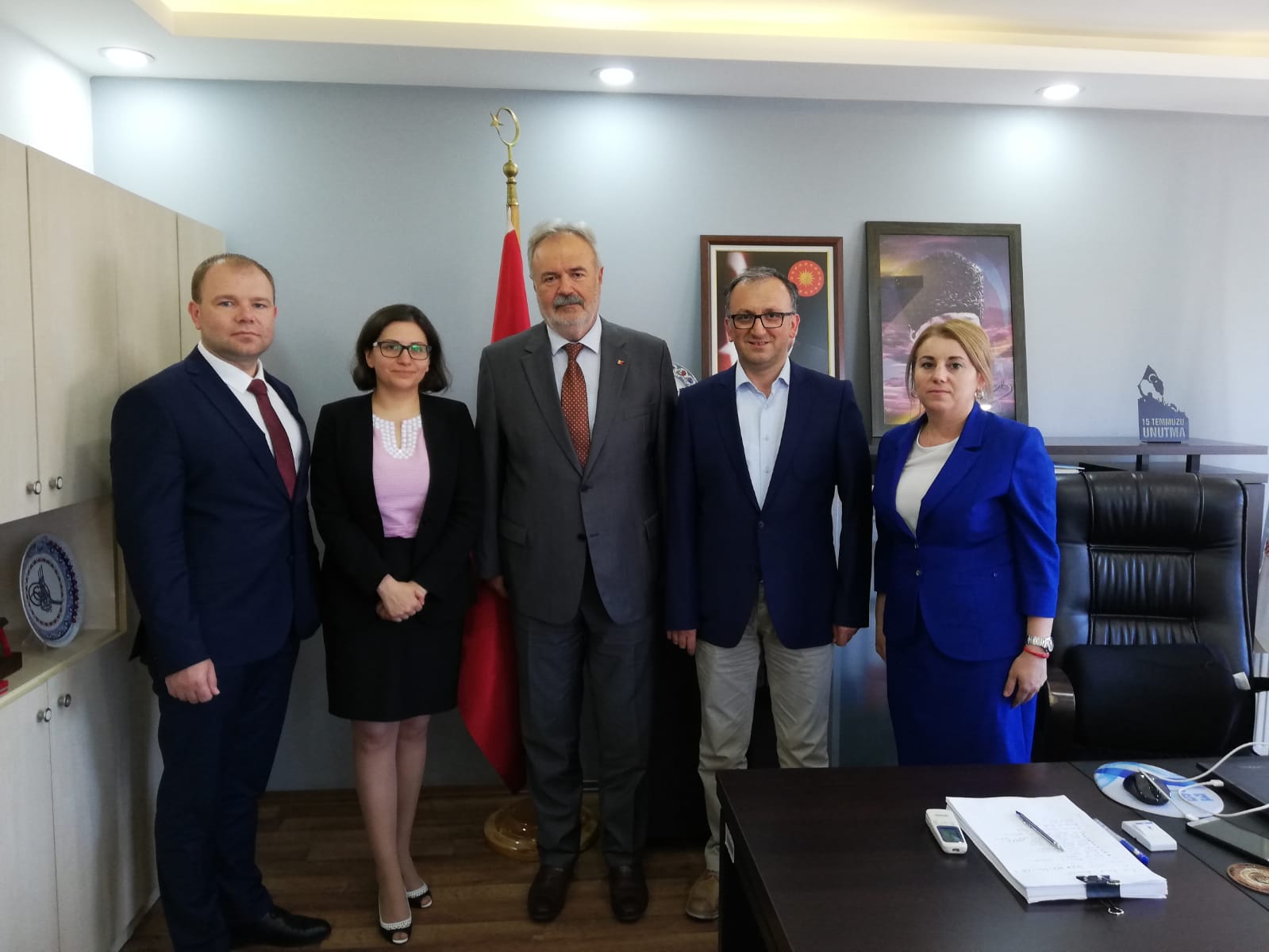 Moldova Heyetinden Birliğimize Ziyaret.