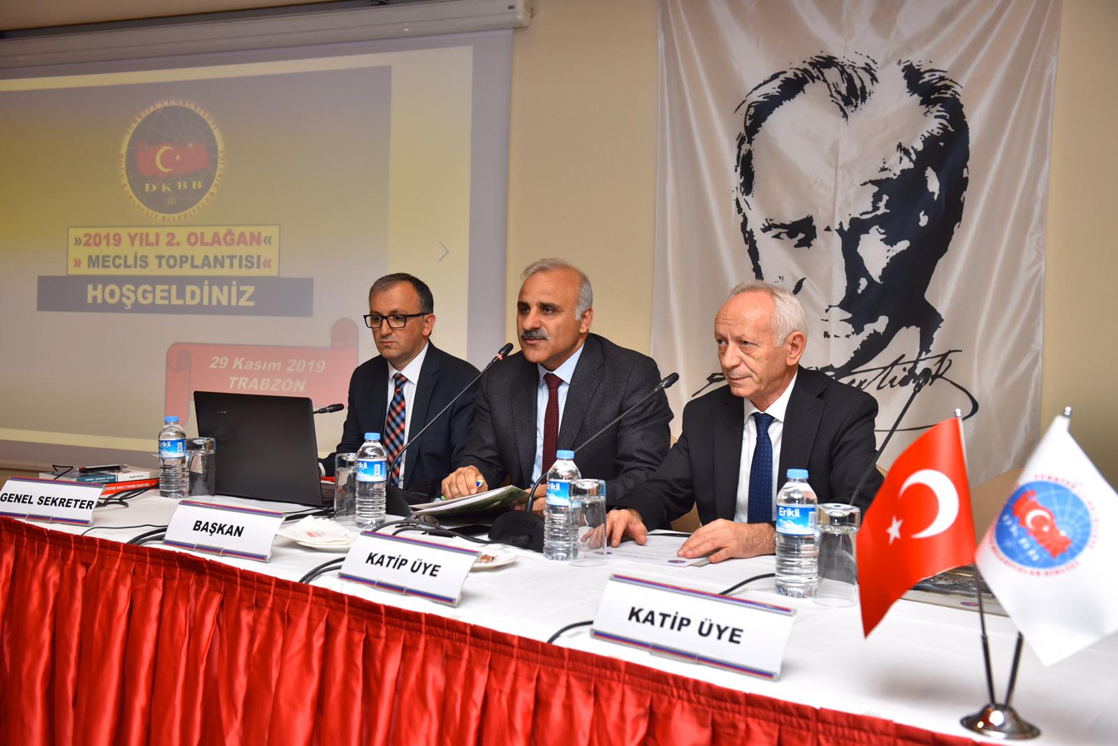 DOĞU KARADENİZ BELEDİYELER BİRLİĞİ MECLİS TOPLANTISI GERÇEKLEŞTİRİLDİ