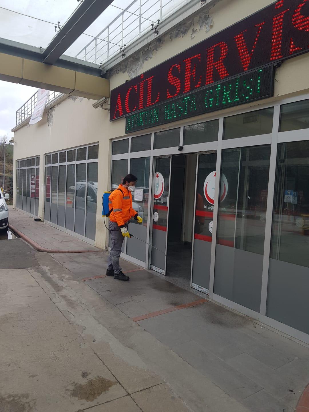 BÜYÜKŞEHİR’DE KORONAVİRÜS MESAİSİ HIZ KESMİYOR