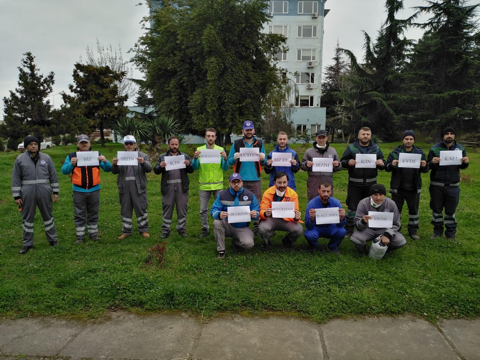TRABZON’UN DÖRT BİR YANI DEZENFEKTE EDİLİYOR