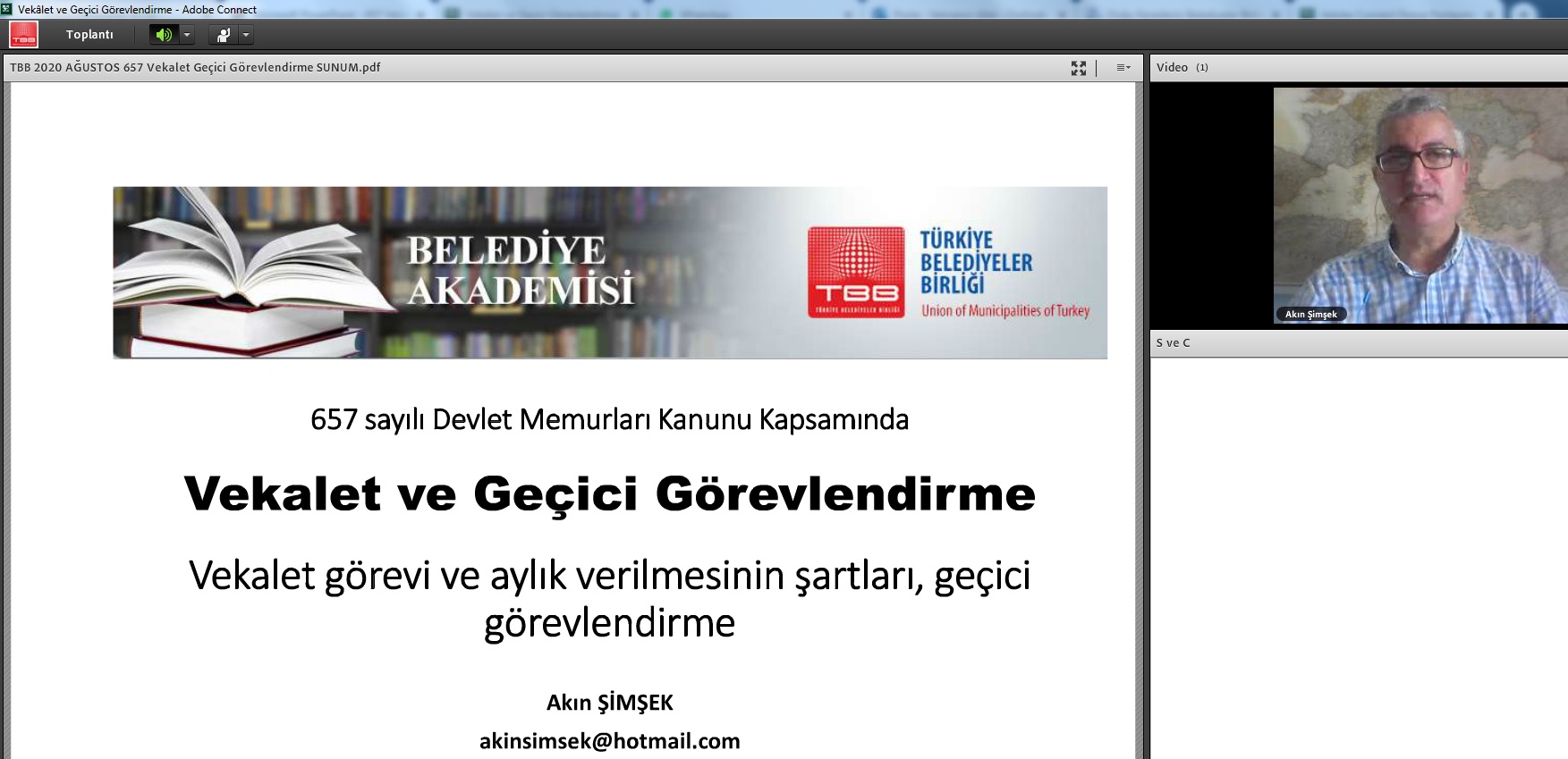 Vekâlet ve Geçici Görevlendirme Eğitim Semineri