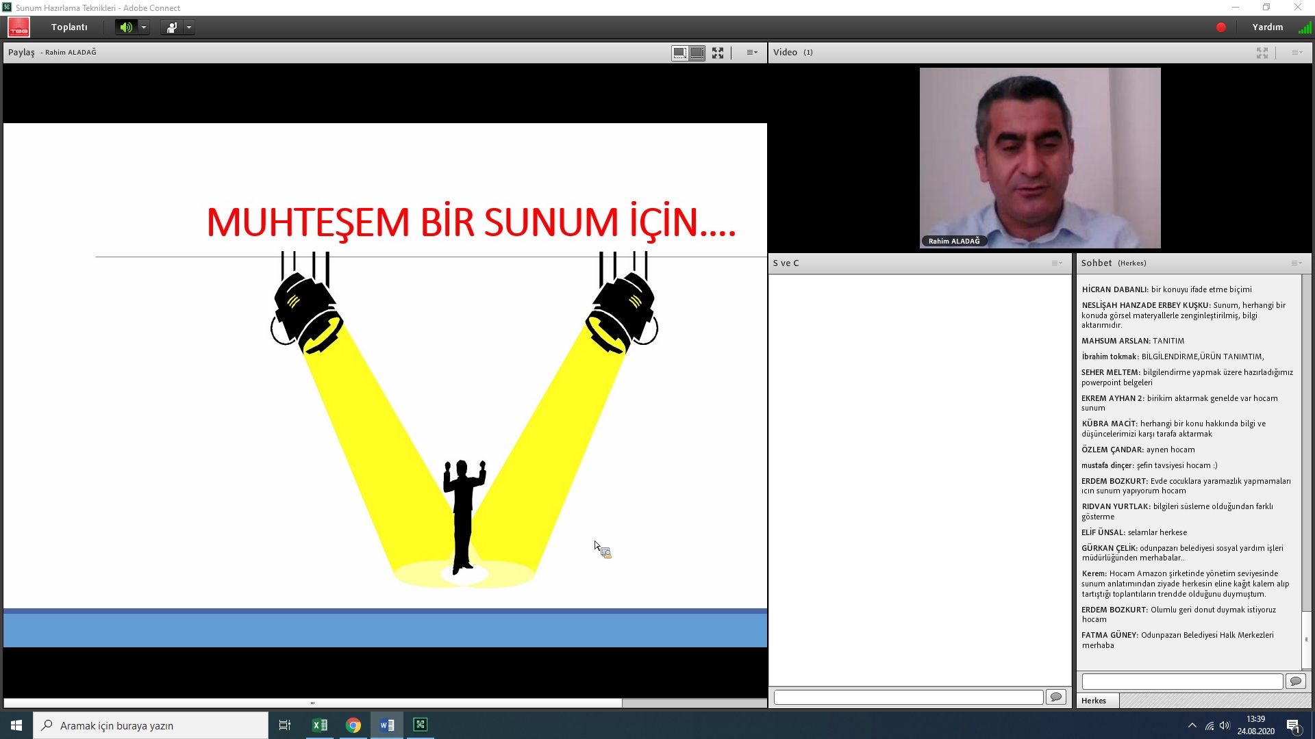 Sunum Hazırlama Teknikleri Uzaktan Eğitim Ders Linki