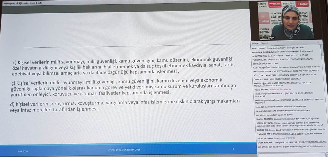 Kişisel Verileri Koruma Kanunu Eğitimi