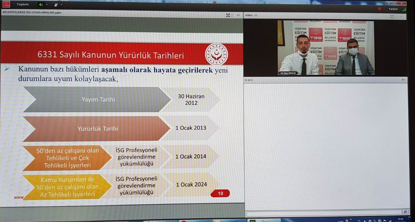 İŞ SAĞLIĞI VE GÜVENLİĞİ Eğitimi