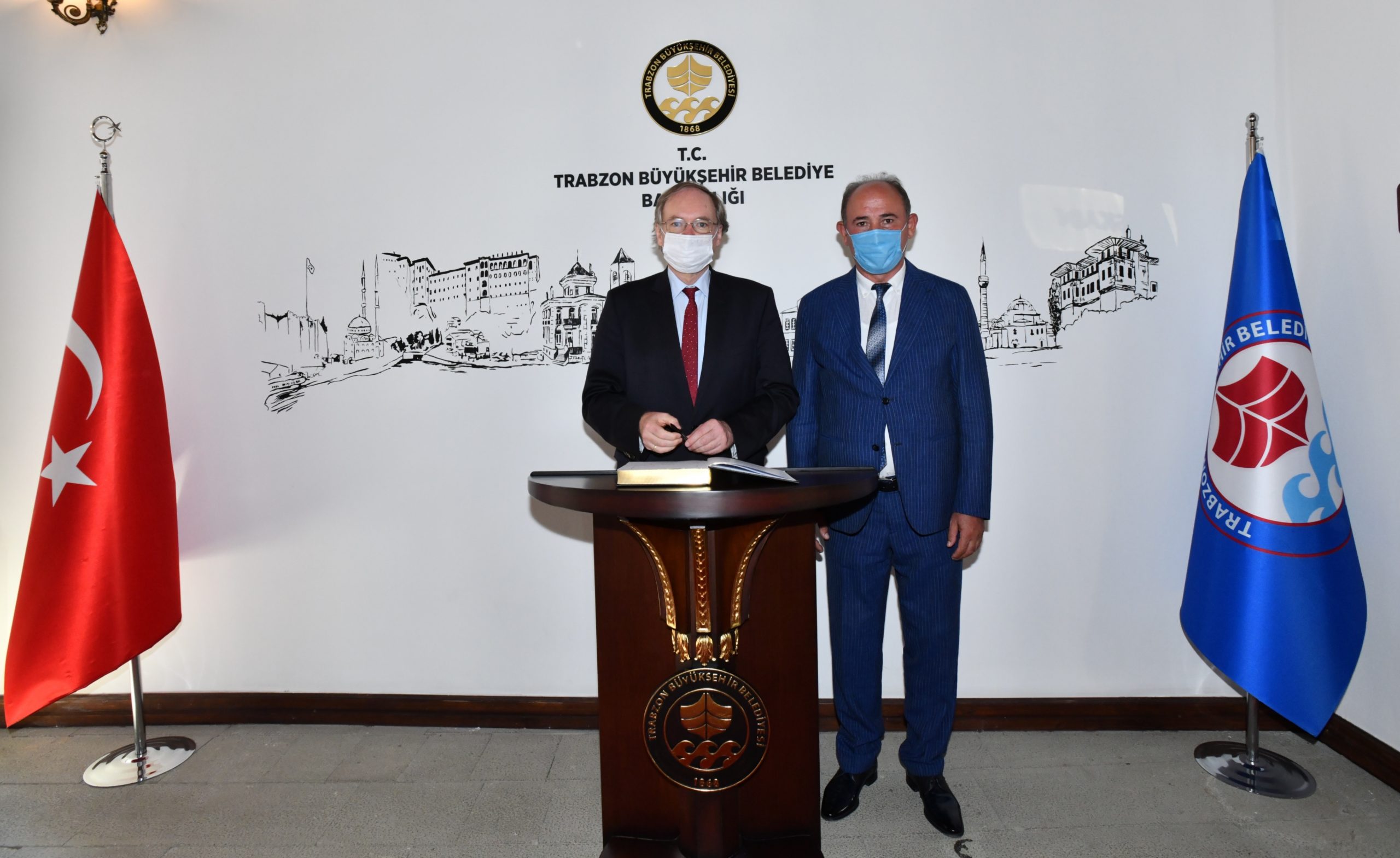AB TÜRKİYE DELEGASYONU BAŞKANI BERGER BÜYÜKŞEHİR’İ ZİYARET ETTİ