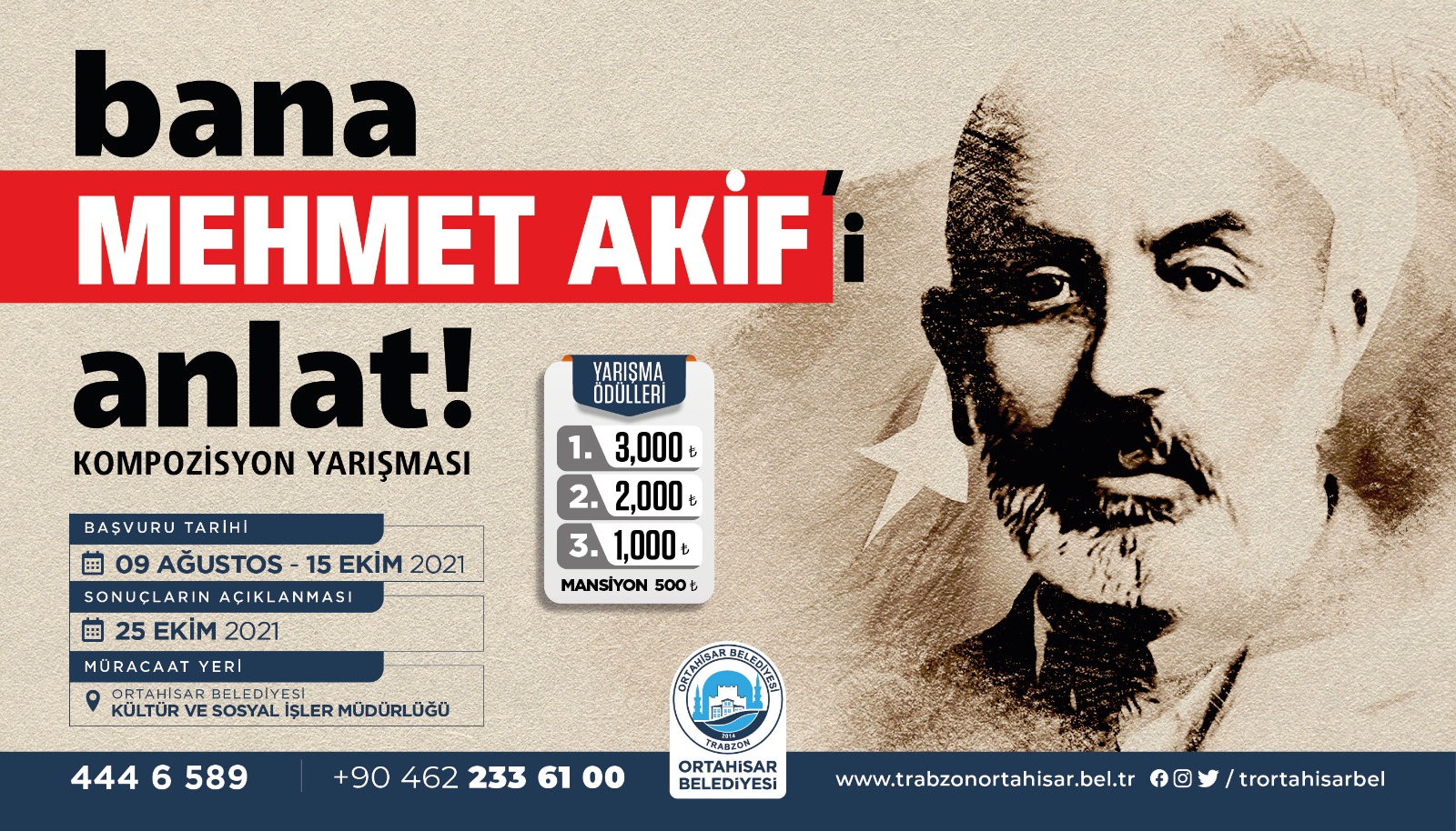 ‘Bana Mehmet Akif’i Anlat’ Kompozisyon Yarışması