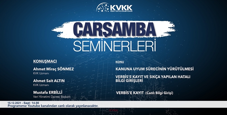 15 Aralık Canlı Yayın Eğitimi