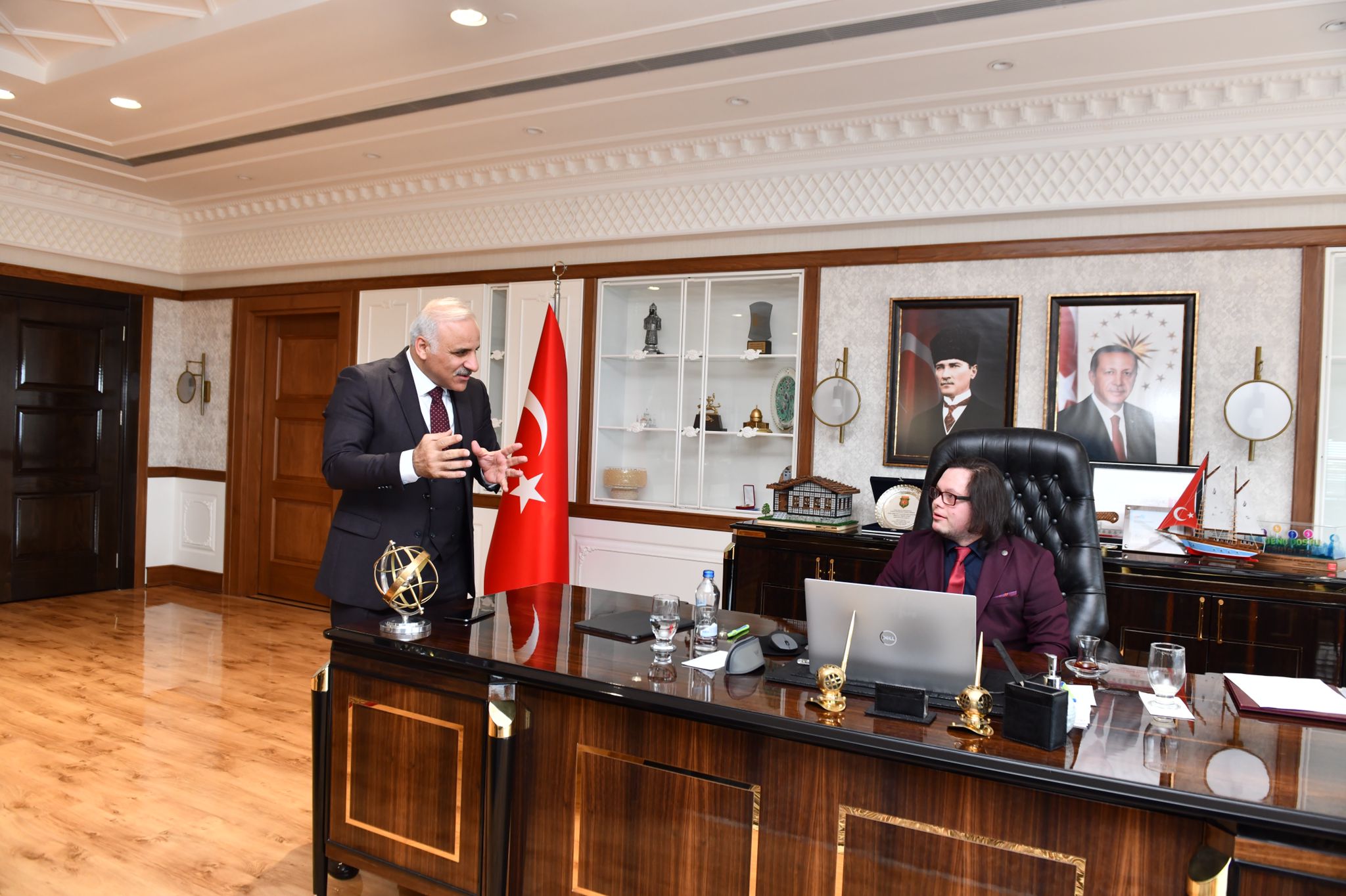 BAŞKAN ZORLUOĞLU KOLTUĞUNU DEVRETTİ