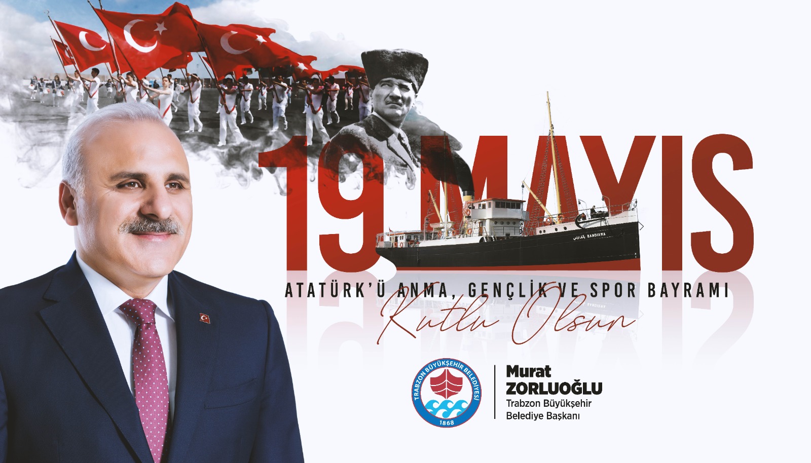 BAŞKAN ZORLUOĞLU’NDAN ‘19 MAYIS’ MESAJI