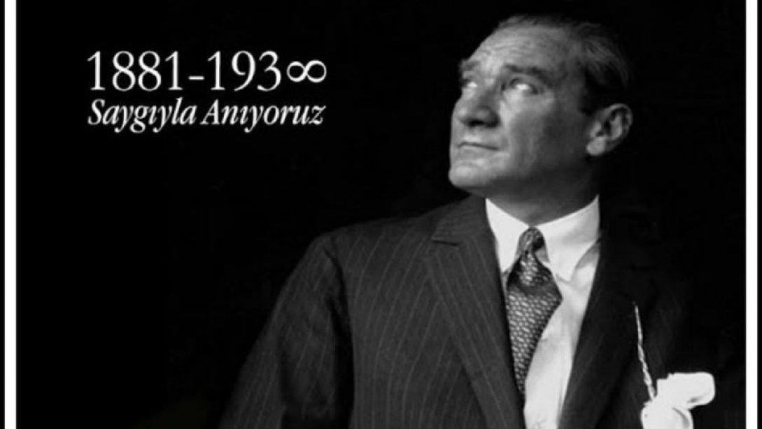 Gazi Mustafa Kemal Atatürk’ün 87. ölüm yıldönümü